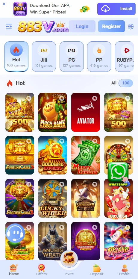 883V game Game Modes